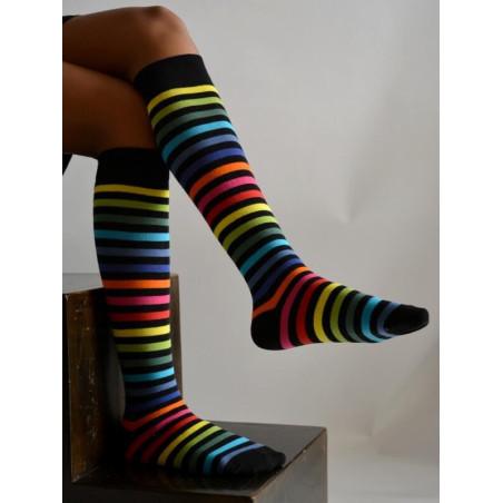 Mi bas multi Rayures Rykiel