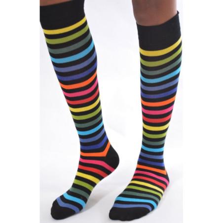 Mi bas multi Rayures Rykiel