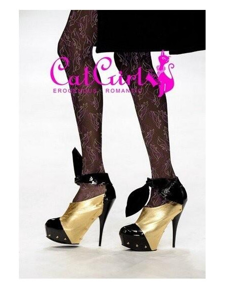 Collant Chats Brillants