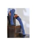 Jambière Rayures bleu jeans enfants