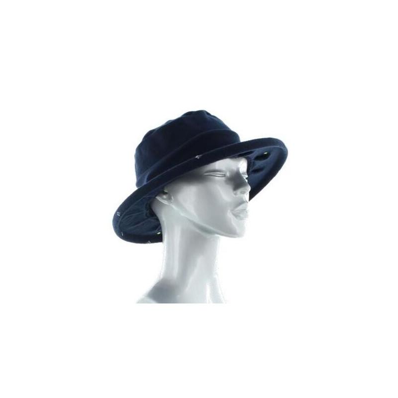 Chapeau Berthe aux grads pieds pattes de loups