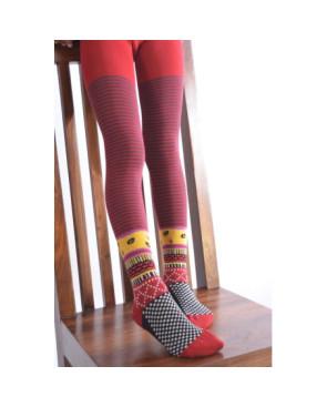 Collant Enfant  Berthe aux grands pieds Patchwork