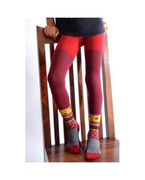 Collant Enfant  Berthe aux grands pieds Patchwork
