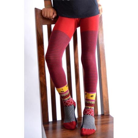 Collant Enfant  Berthe aux grands pieds Patchwork