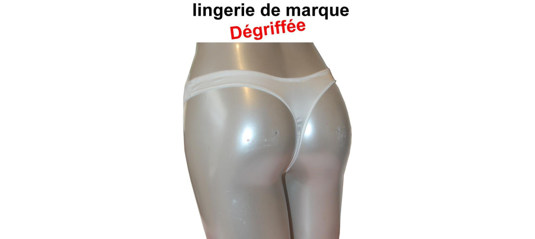 Dégriffé String classique ivoire