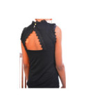 Top Brodé Baroque noir