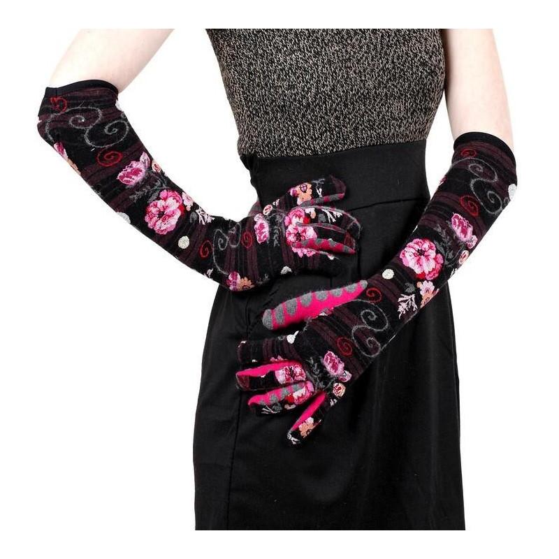 Gants fil de joie fleurs kenzo
