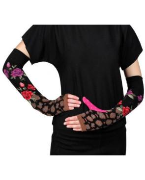 Mitaines fil de joie Patchwork panthére fleurie