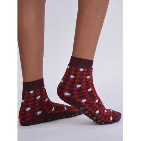 Chaussons Anti dérapante pieds de poule