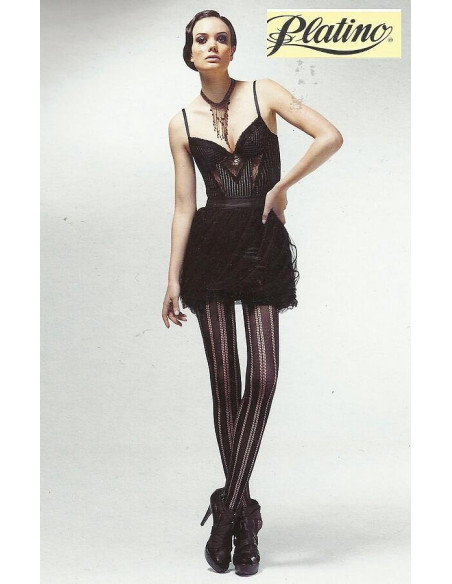 Platino Collant Laica Mailles Verticales