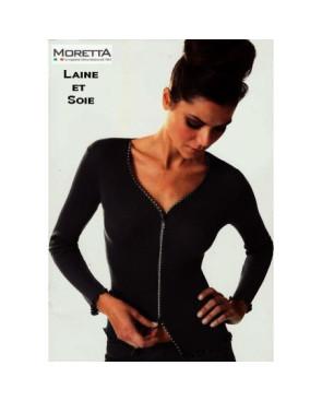 Chemise Zip A strass Moretta