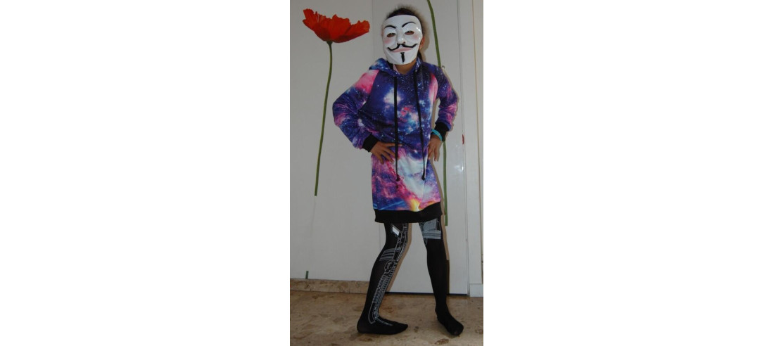 Sweat capuche Galaxie