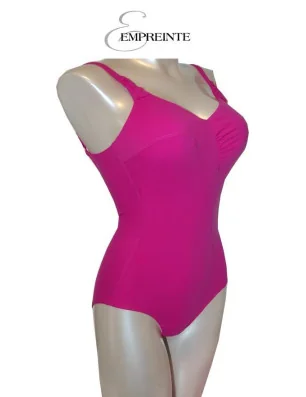 Empreinte maillot de bain 1 pièce rose glamour profil