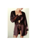 Kimono Janira dentelle et satin Greta