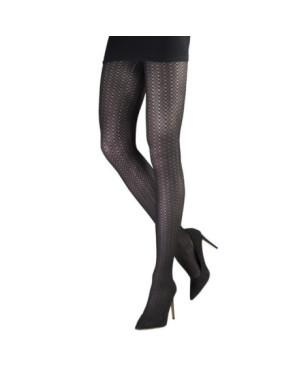 Collant Emilio Cavallini Dentelle Ruche noir