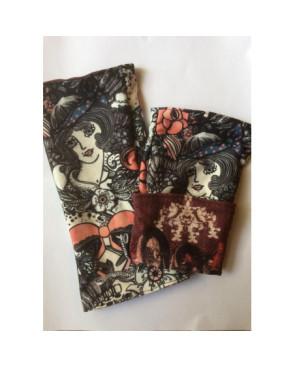  Mitaines Marie antoilette Line Reversible