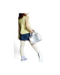 Collant Enfant Lurex argent
