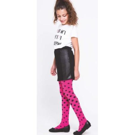 Collant enfant opaque losange