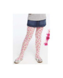 Collant opaque roses Fleuris