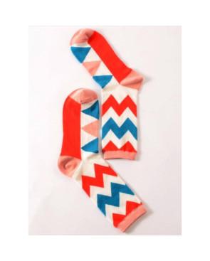 Chaussettes coton LPC contemporain stries
