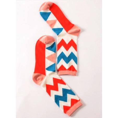 Chaussettes coton LPC contemporain stries