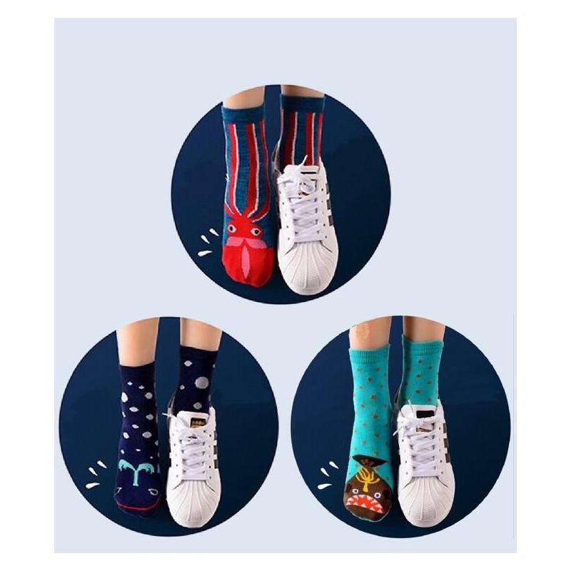 Coffret de Chaussettes monstres marins Pois