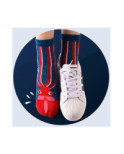 Coffret de Chaussettes monstres marins Pois