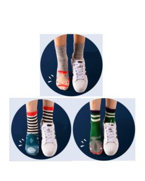 Coffret de Chaussettes poissons marins rayures