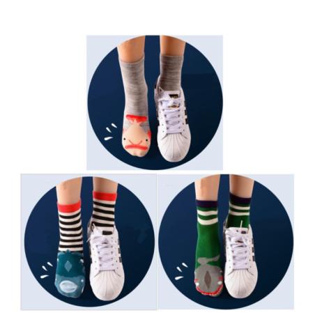 Coffret de Chaussettes poissons marins rayures