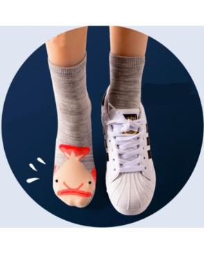 Coffret de Chaussettes poissons marins rayures