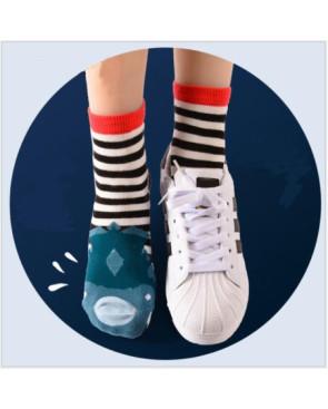  Coffret de Chaussettes baleines rayures 