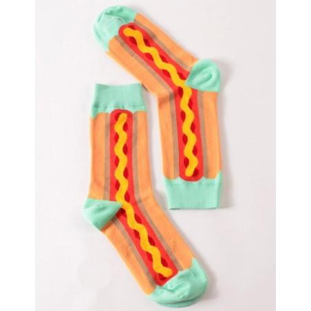 chaussettes unsex Hot Dog