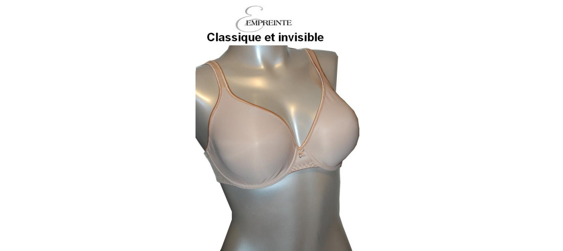 Empreinte Soutien gorge invisible peau minimiseur