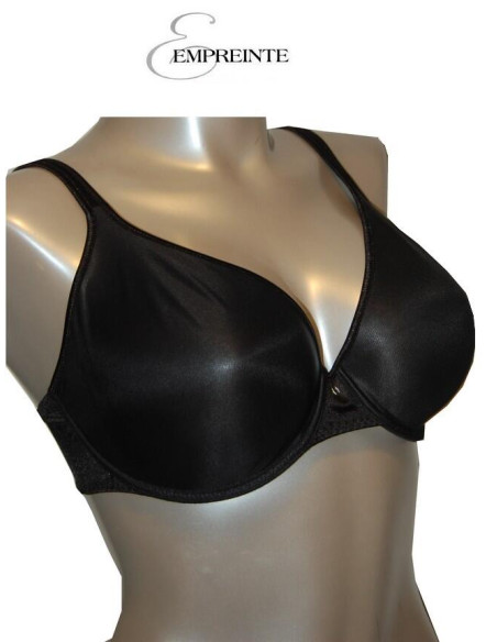 Empreinte Soutien gorge invisible noir plongeant