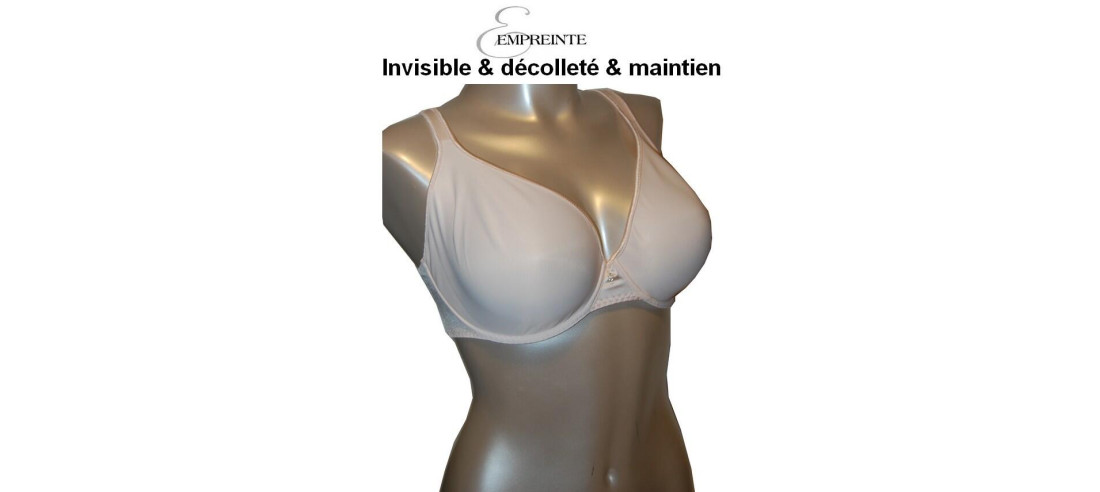 Empreinte Soutien gorge invisible blush minimiseur
