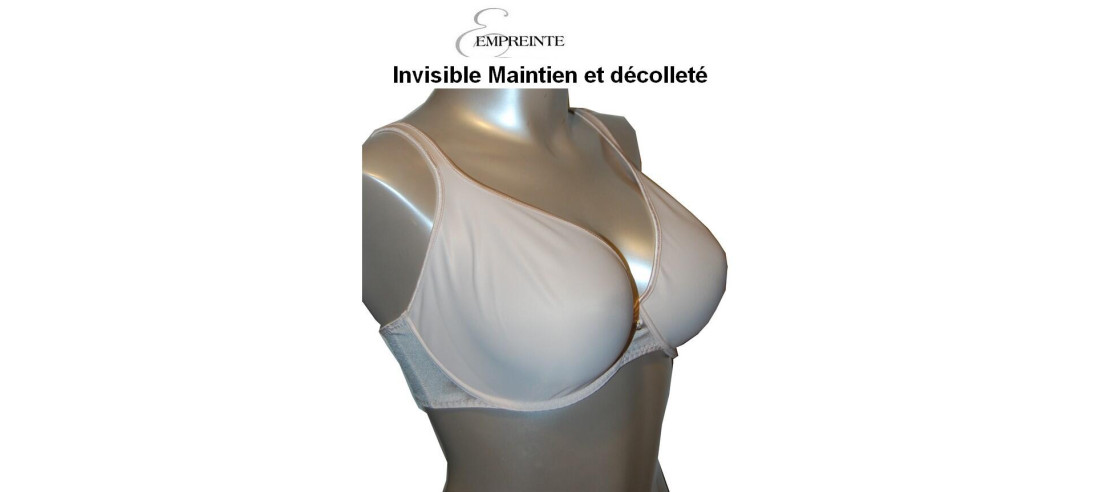 Empreinte Soutien gorge invisible minmiseur Décolleté