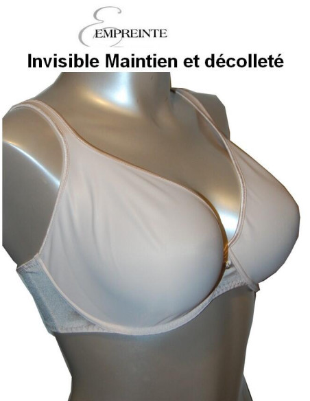 Empreinte Soutien gorge invisible minmiseur Décolleté