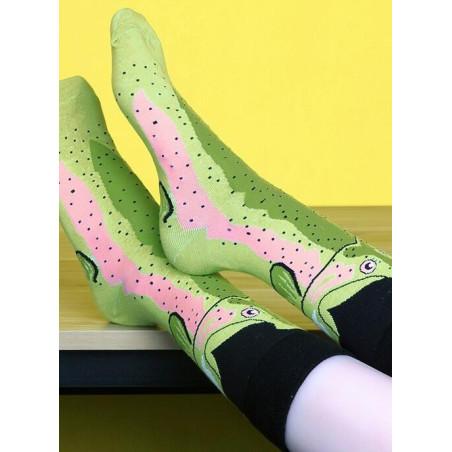 Chaussettes Monstres vert
