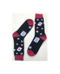 Chaussettes jeux de cartes