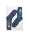 Lot de chaussettes fleurs contemporaines