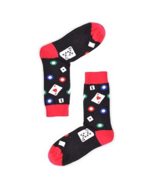 Duo de Chaussettes ludique notes et cartes