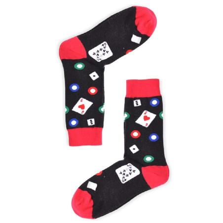 Duo de Chaussettes ludique notes et cartes