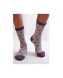 Chaussettes Laine et soie San Giacomo Grise