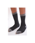 Chaussettes cachemire noire Sangiacomo