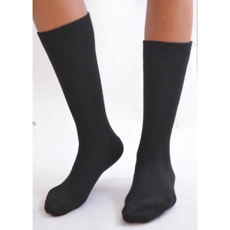 Chaussettes Laine et cachemire noire San giacomo