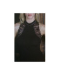Top Laine et soie chic dentelle