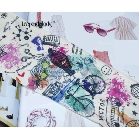 Collant Imprimé art rigolo