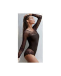Body Greta dentelle manches Longues  Janira Noir
