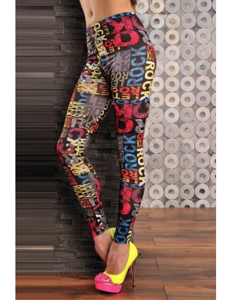 Caleçon imprimé rock Psychédélique en vrai