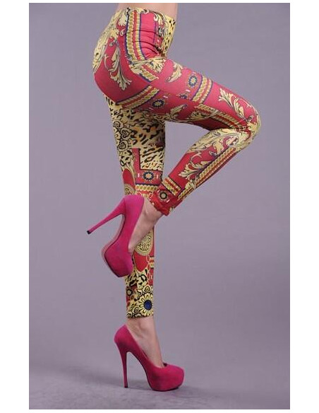 Caleçon Imprimé Hermes Rouge